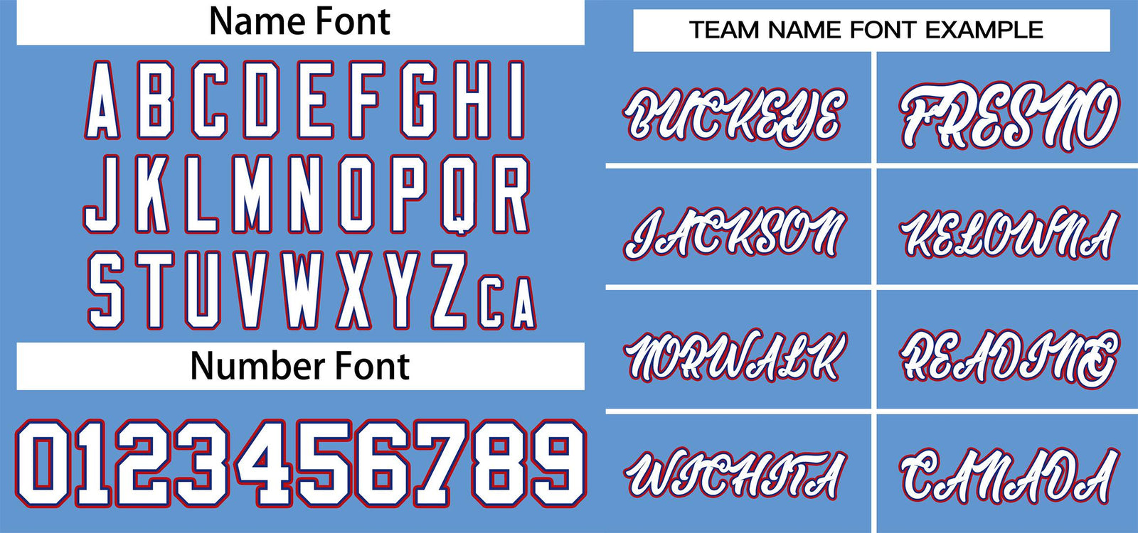 Custom Stitched Powder Blue White-Red Classic Style Sweatshirt Pullover Hoodie