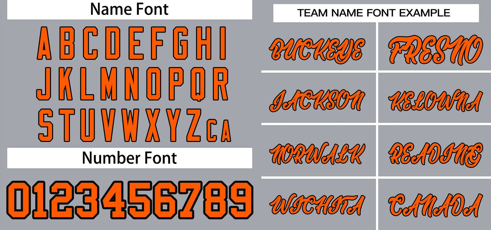 Custom Stitched Gray Orange-Black Classic Style Sweatshirt Pullover Hoodie