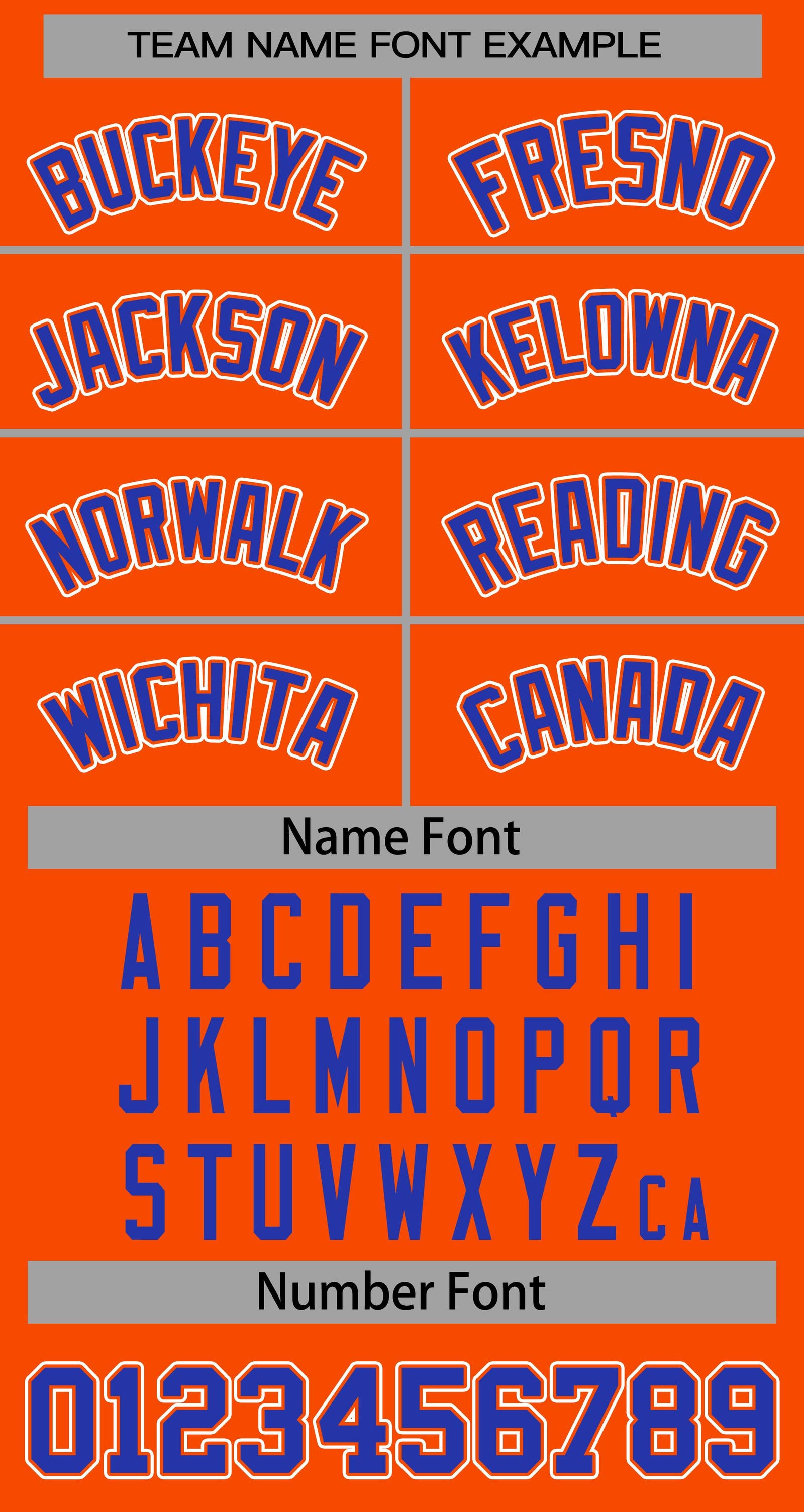 Baseball Jersey Font