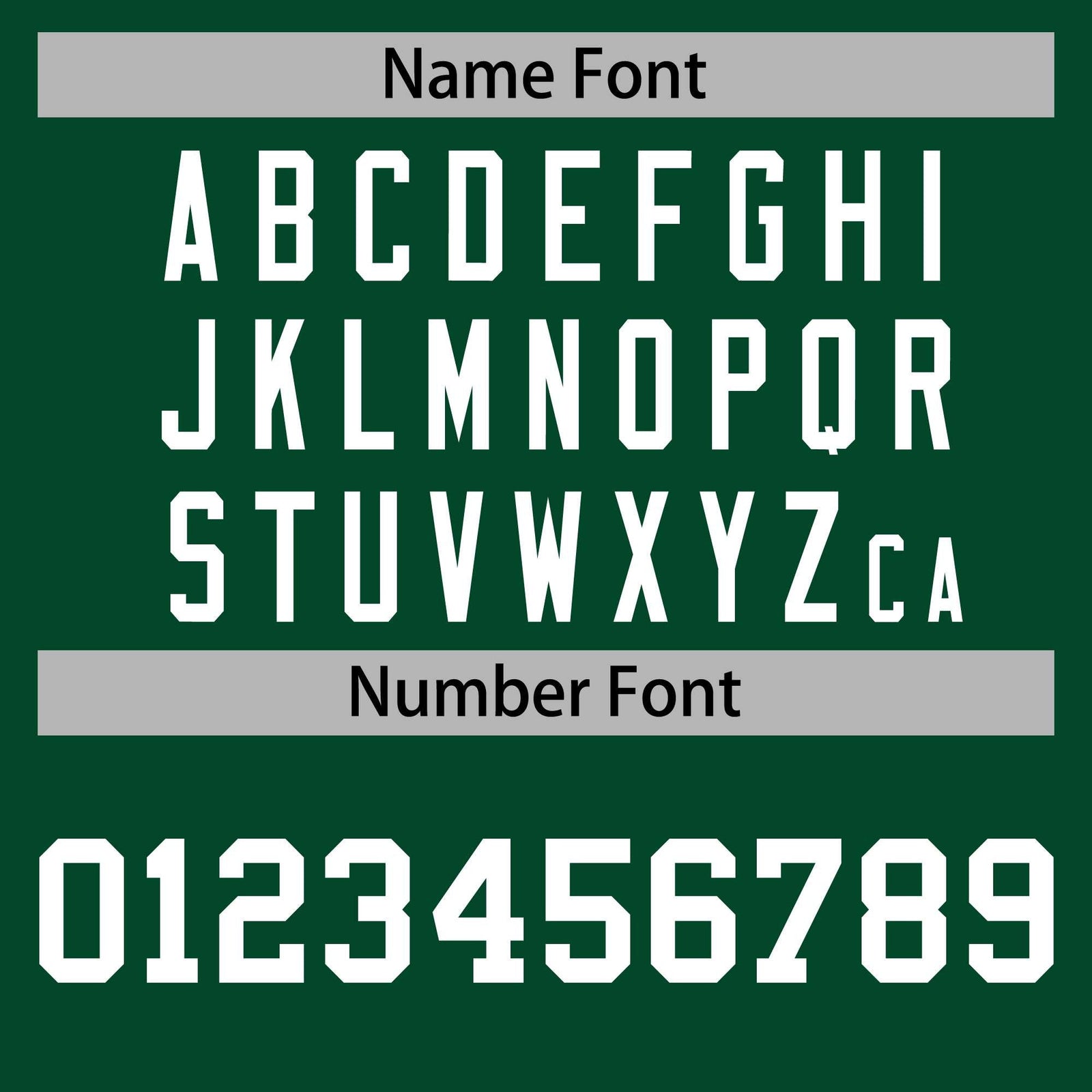 custom green pullover hoodies name and number font