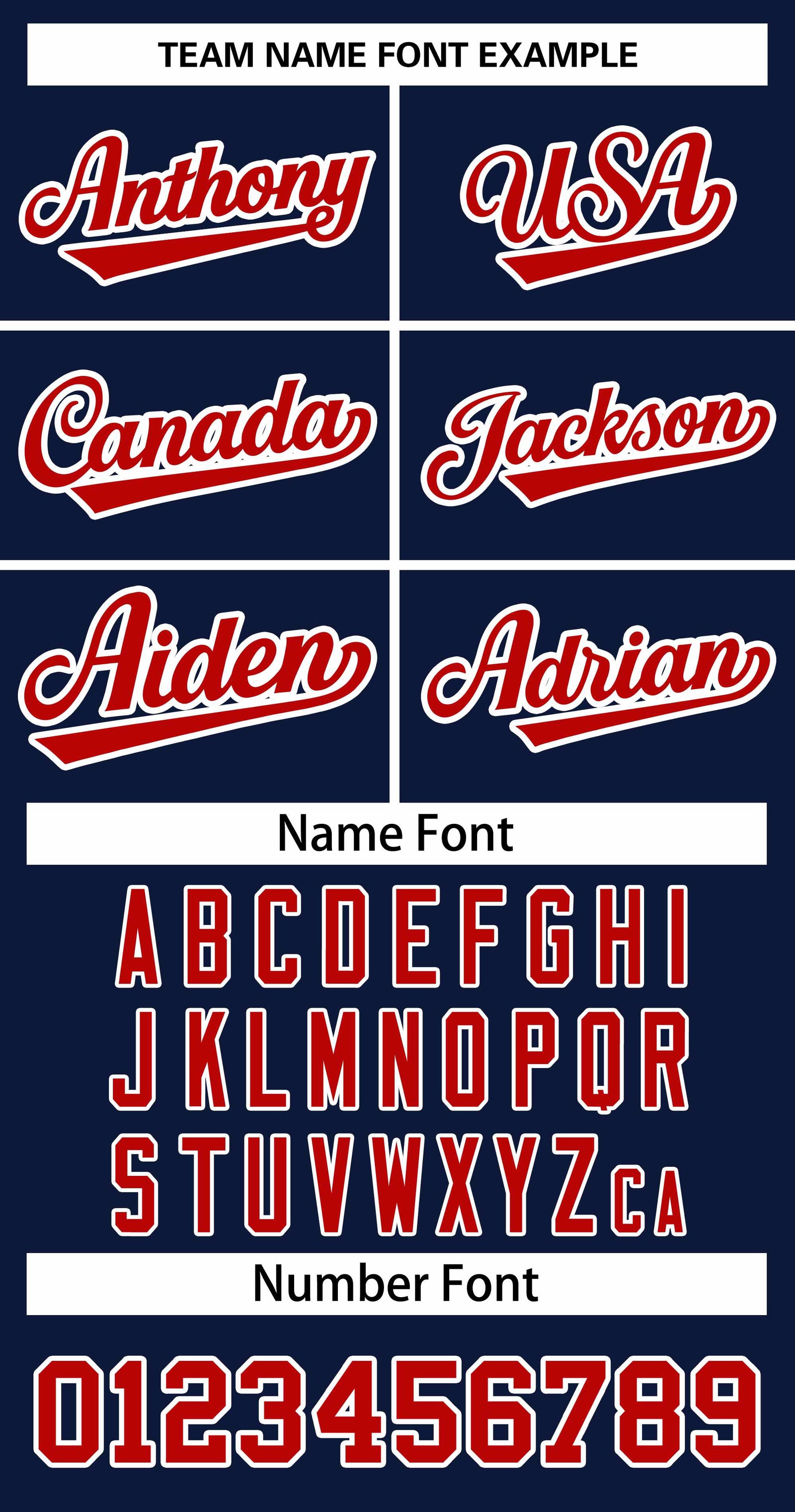 Custom Navy Red White Classic Style Baseball Jersey for Women