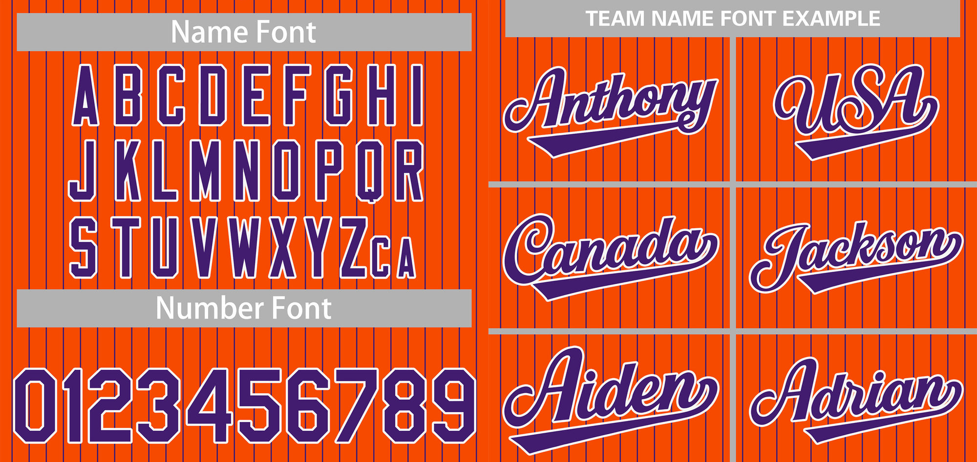 Custom Orange Purple-White Stripe Fashion Authentic Baseball Jersey