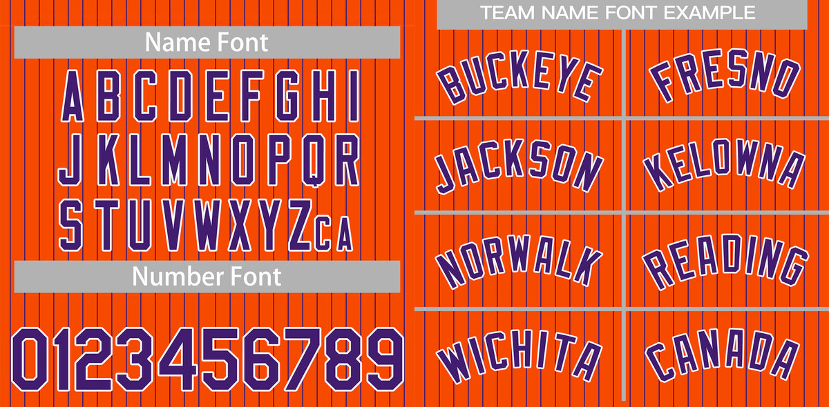 Custom Orange Purple-White Stripe Fashion Authentic Baseball Jersey