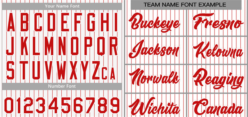 Custom White Red Stripe Fashion Authentic Baseball Jersey