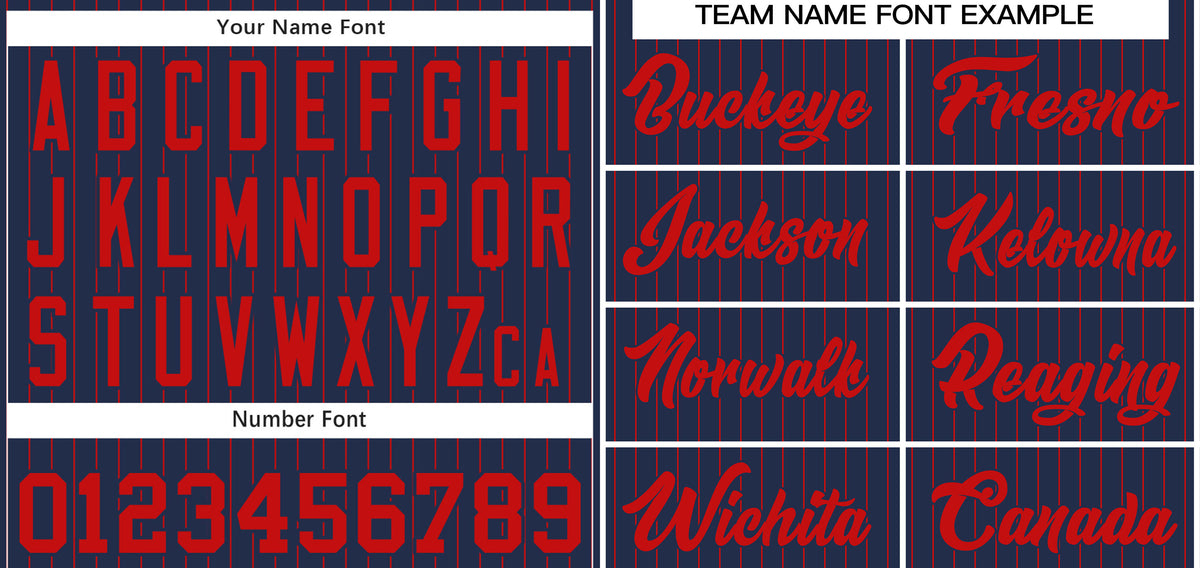 Custom Navy Red Stripe Fashion Authentic Baseball Jersey