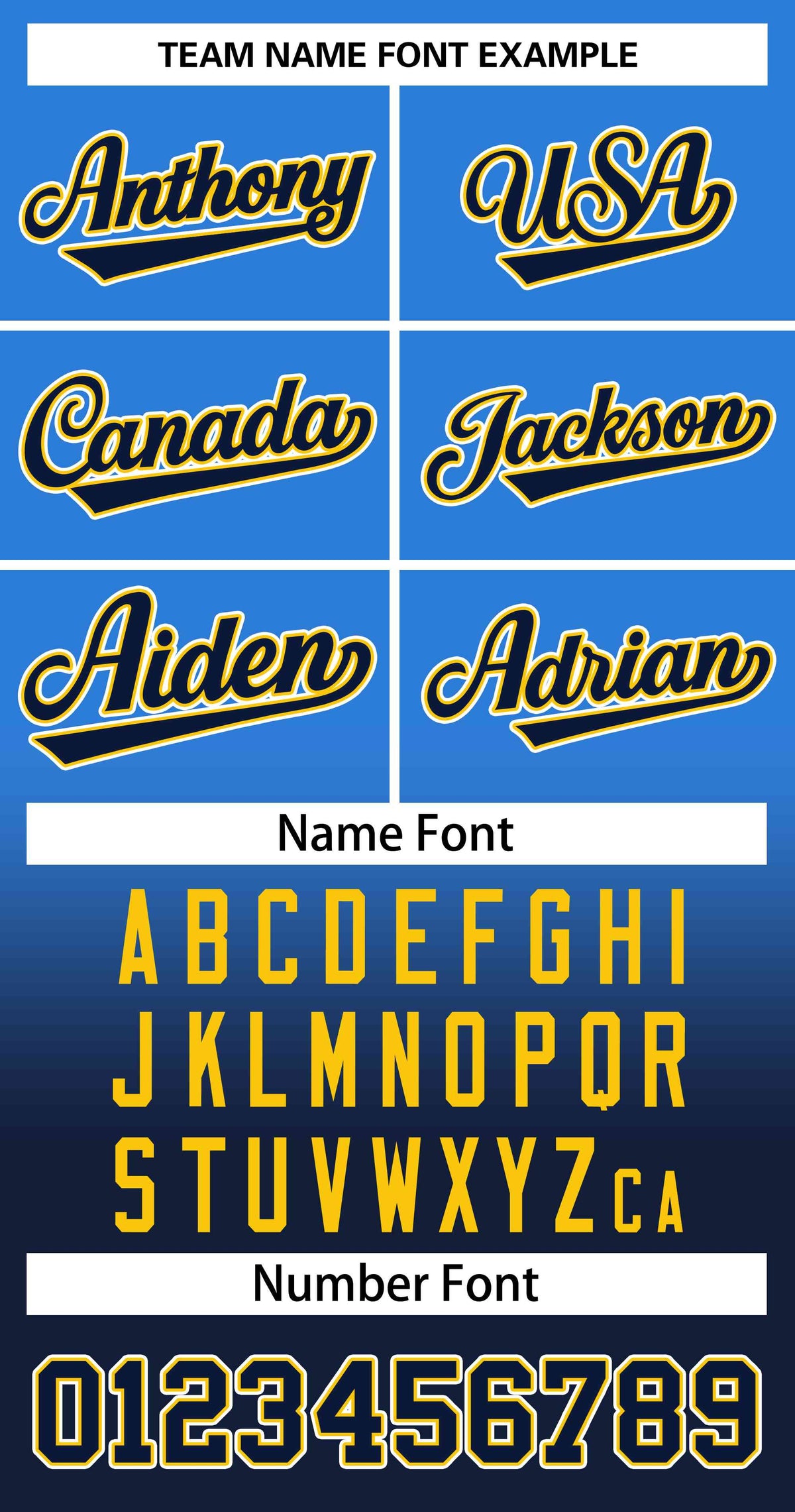 Custom Powder Blue Navy Navy-Gold Gradient Fashion Authentic Two-Button Softball Jersey