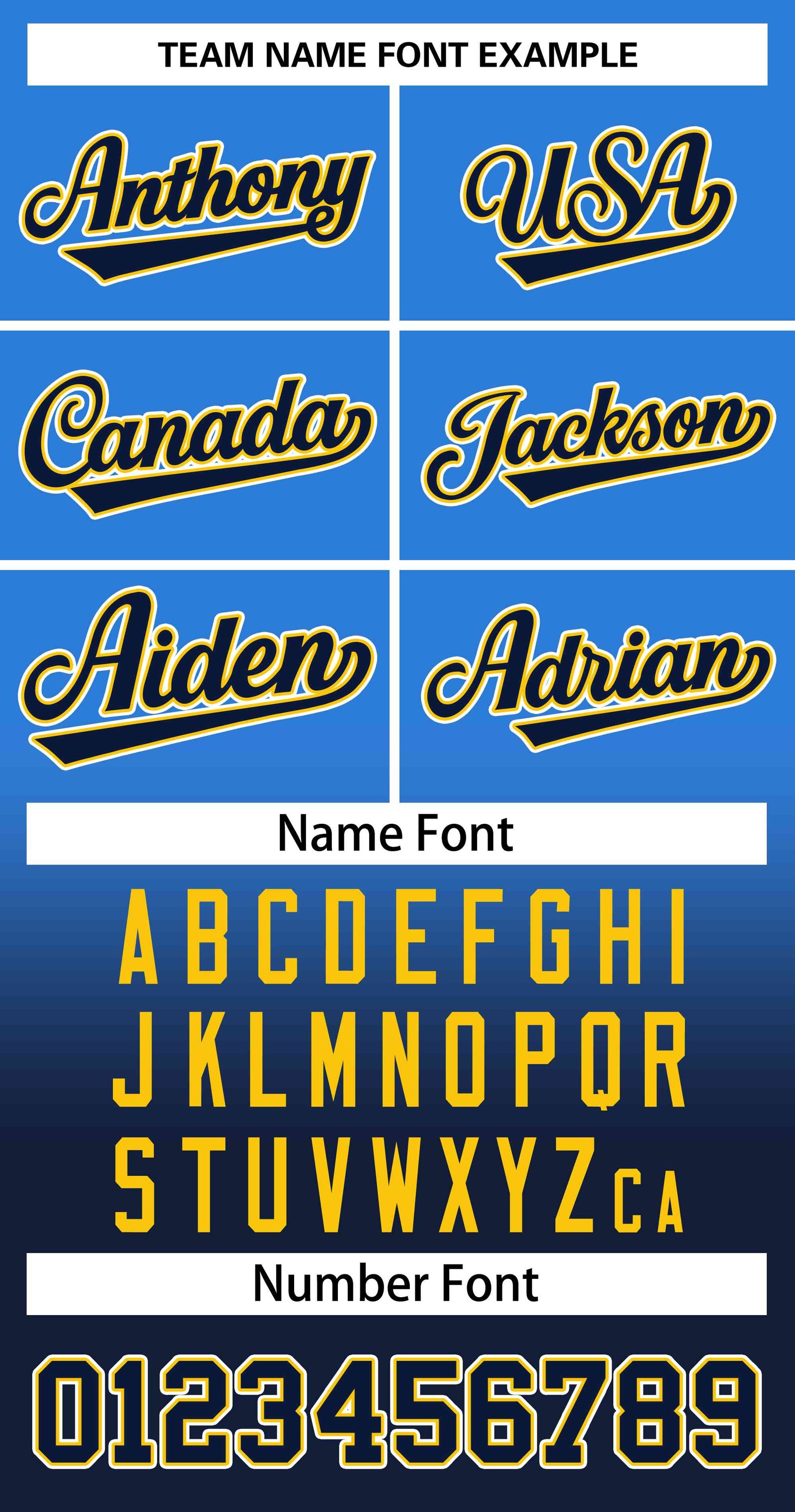 Custom Powder Blue Navy Navy-Gold Gradient Fashion Authentic Two-Button Softball Jersey