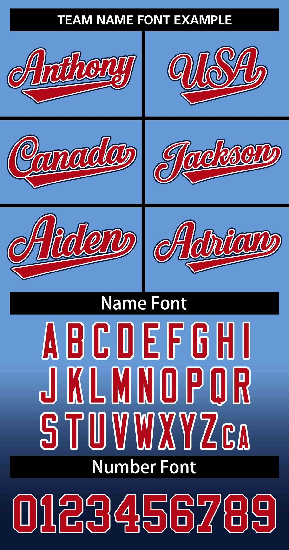 Custom Light Blue Navy Red-White Gradient Fashion Authentic Two-Button Softball Jersey