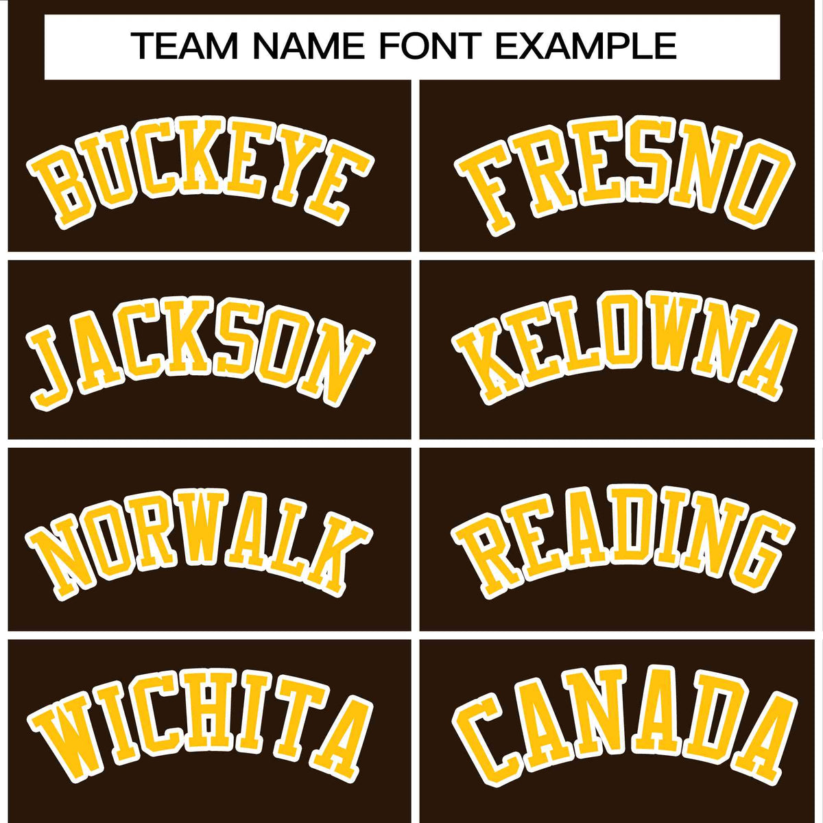 Custom Brown Yellow-White Classic Style Varsity Full-Snap Letterman Jacket