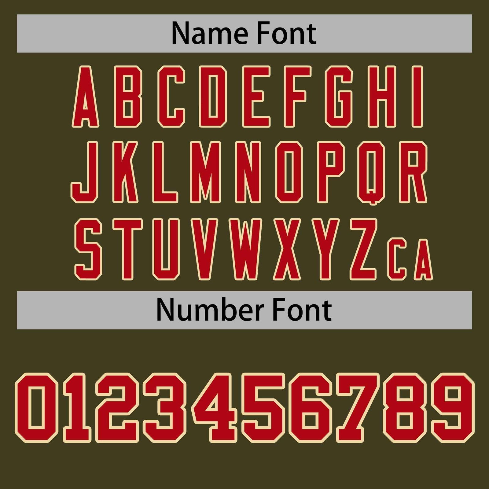 Custom Olive Red-Khaki Classic Style Varsity Full-Snap Letterman Jacket