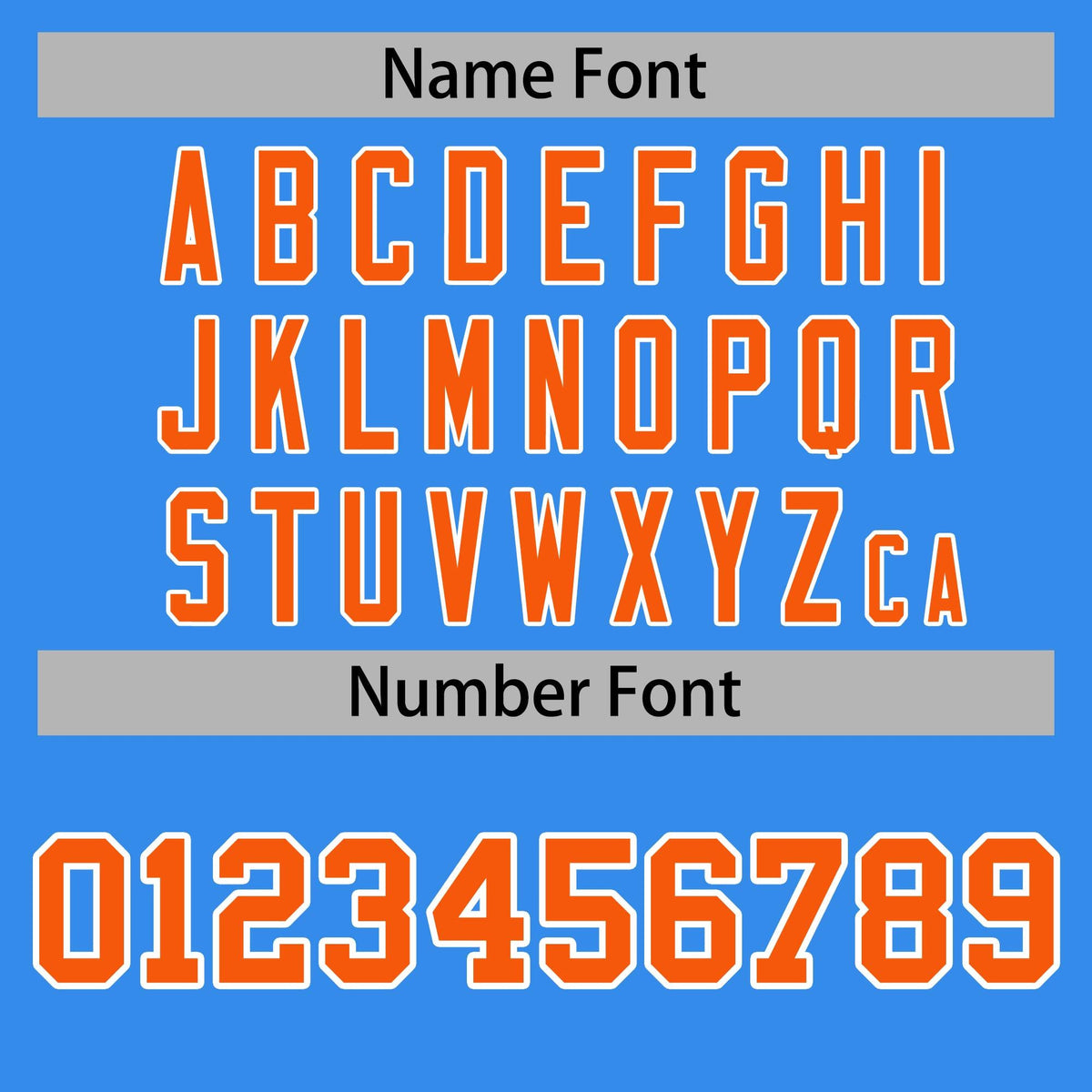 Custom Powder Blue Orange-White Classic Style Varsity Full-Snap Letterman Jacket