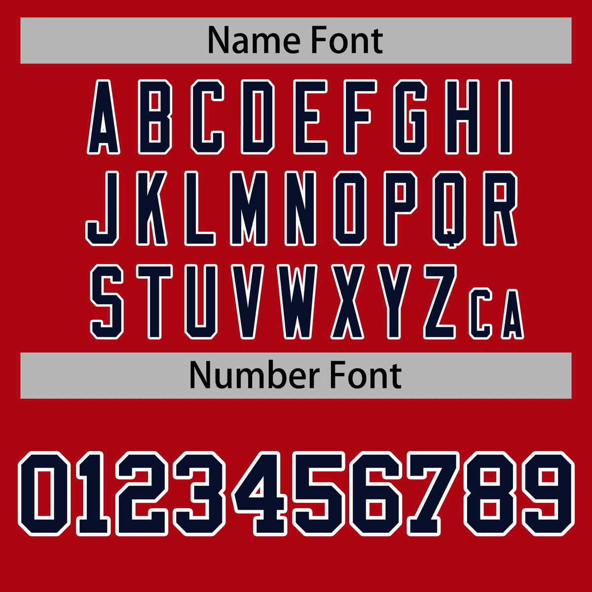 custom embroidered red full-snap varsity jackets name font style