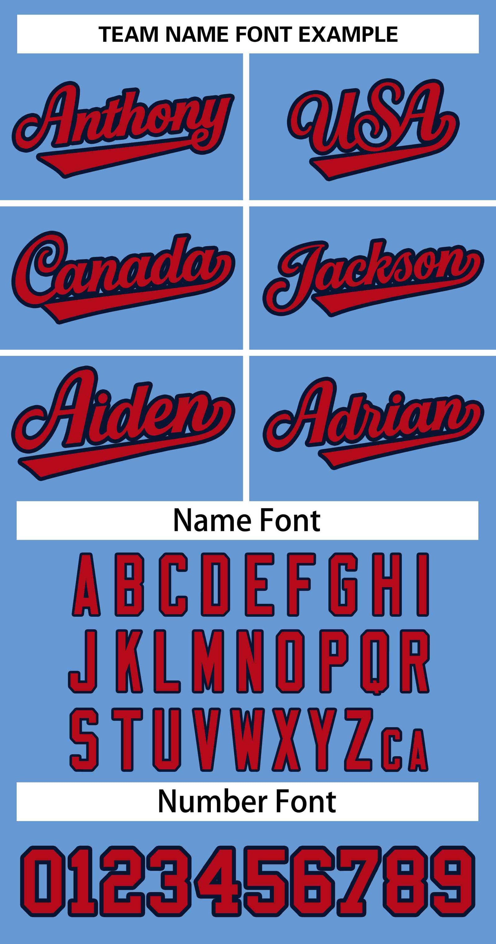 Custom Light Blue Red-Navy Classic Style Authentic Two-Button Softball Jersey