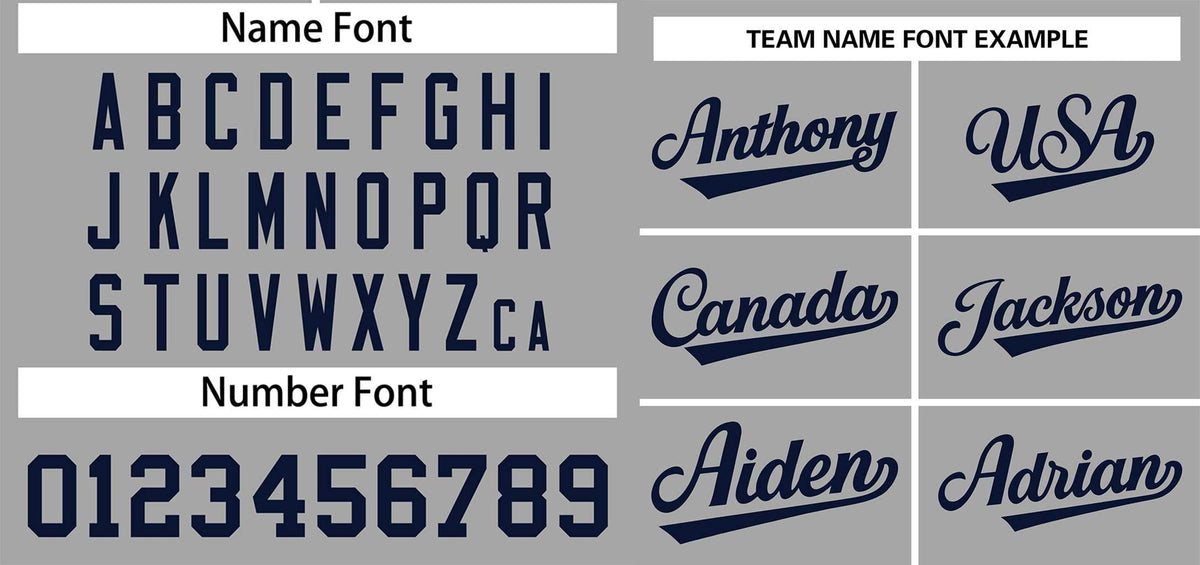 Custom Gray Navy Classic Style Authentic Two-Button Softball Jersey