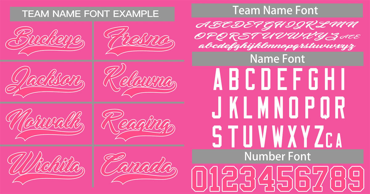 Custom Pink White-Gray Classic Style Authentic Baseball Jersey