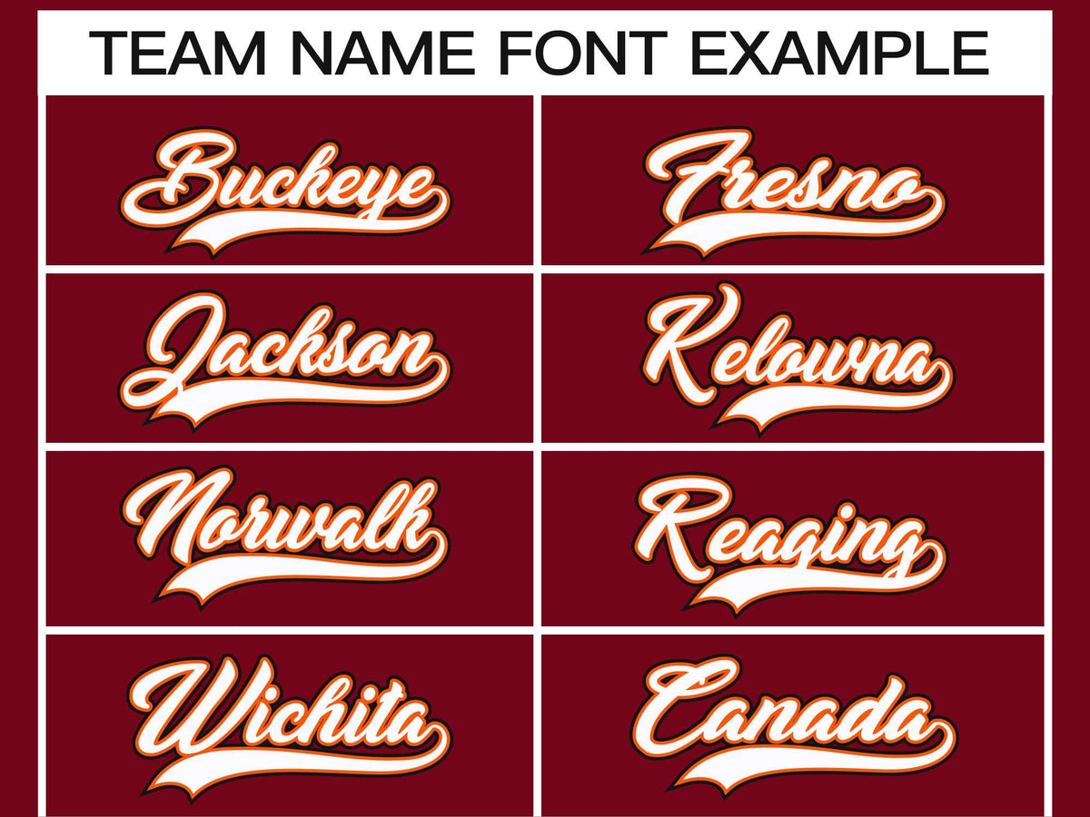 Custom Crimson White Orange-Black Classic Style Hockey Jersey