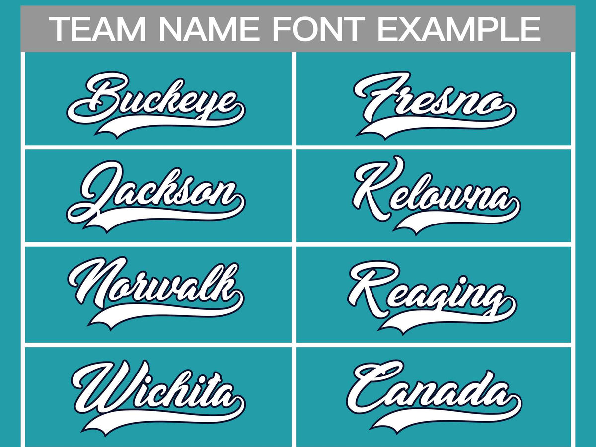 Custom Aqua White-Navy Classic Style Hockey Jersey