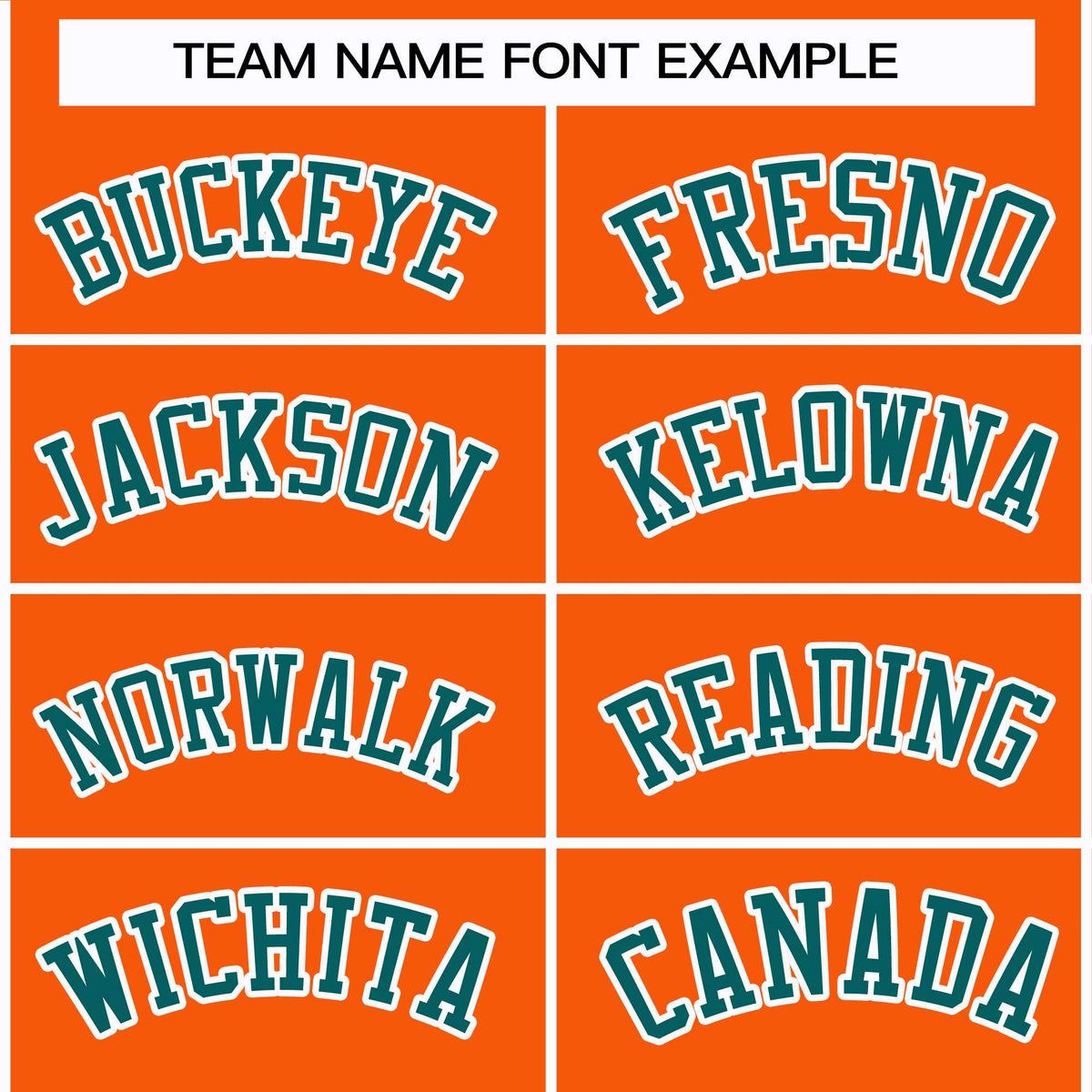 Custom Orange Aqua-White Classic Style Hockey Jersey