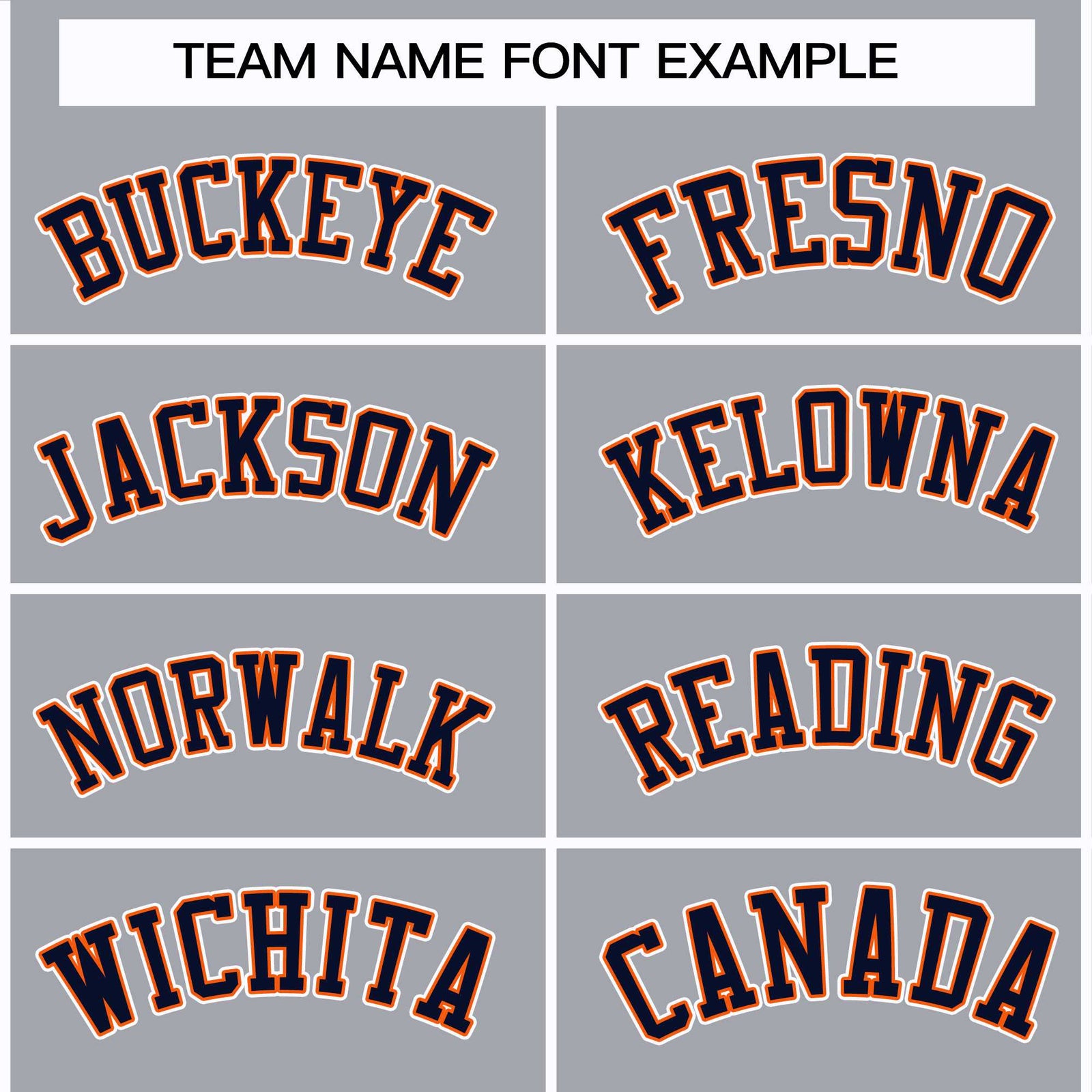 Custom Gray Navy Orange-White Classic Style Hockey Jersey