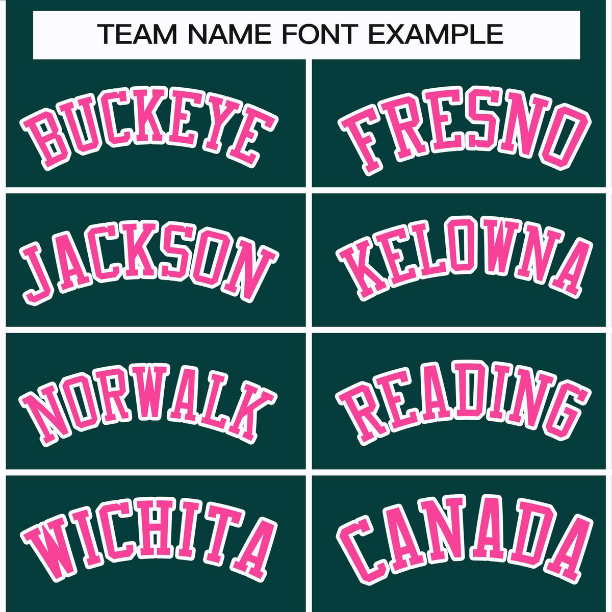 Custom Midnight Green Pink-White Classic Style Hockey Jersey