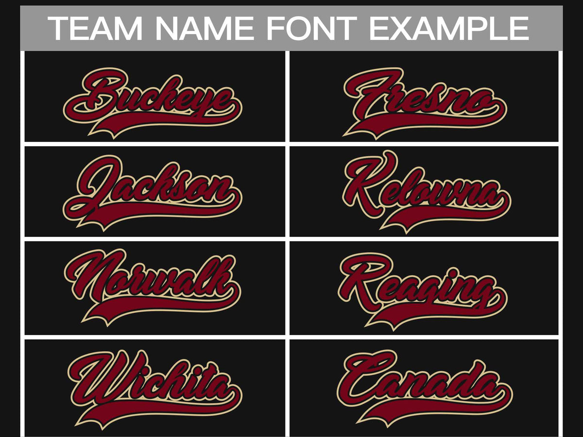 Custom Black Crimson-Khaki Classic Style Design Hockey Jersey