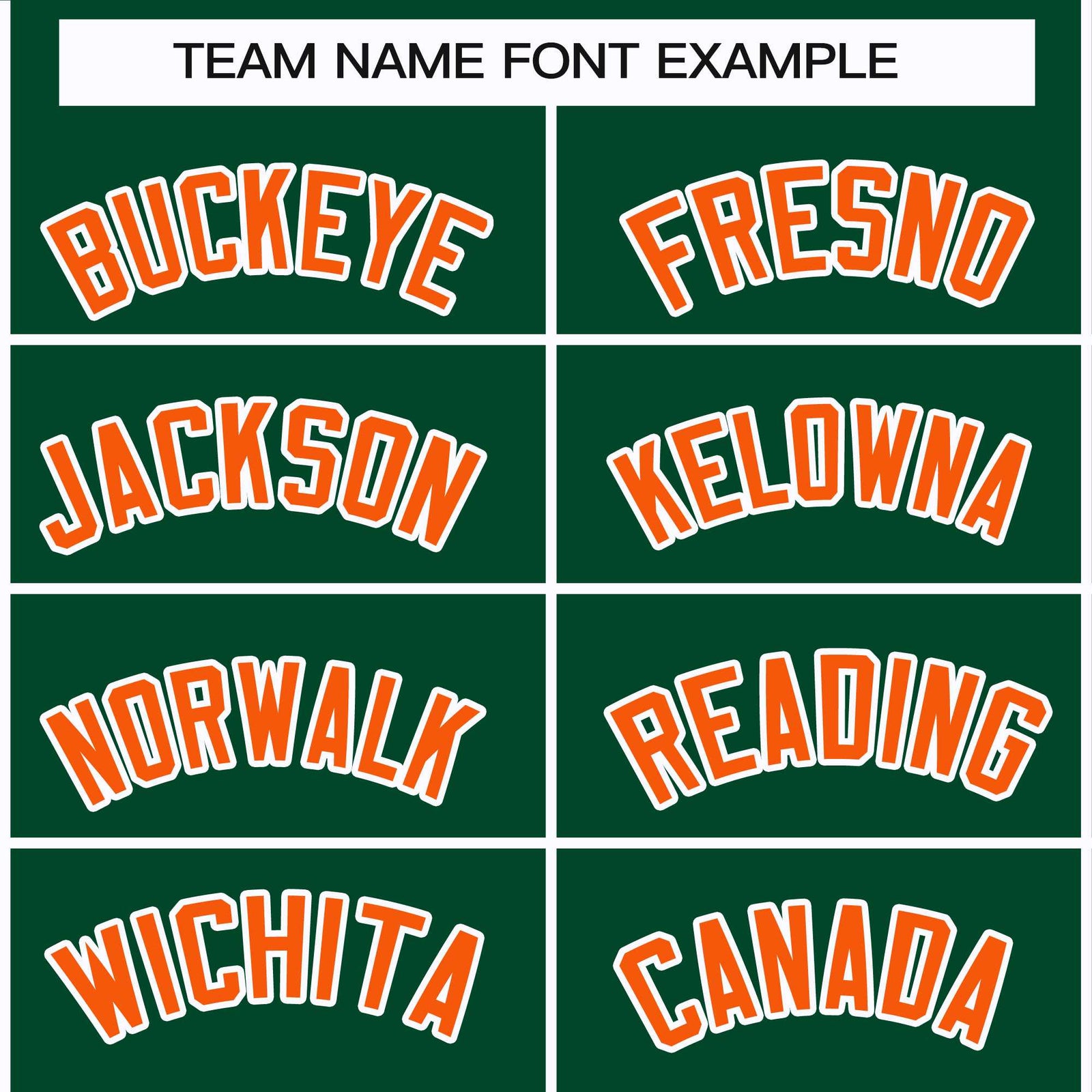 Custom Green Orange-White Classic Style Hockey Jersey