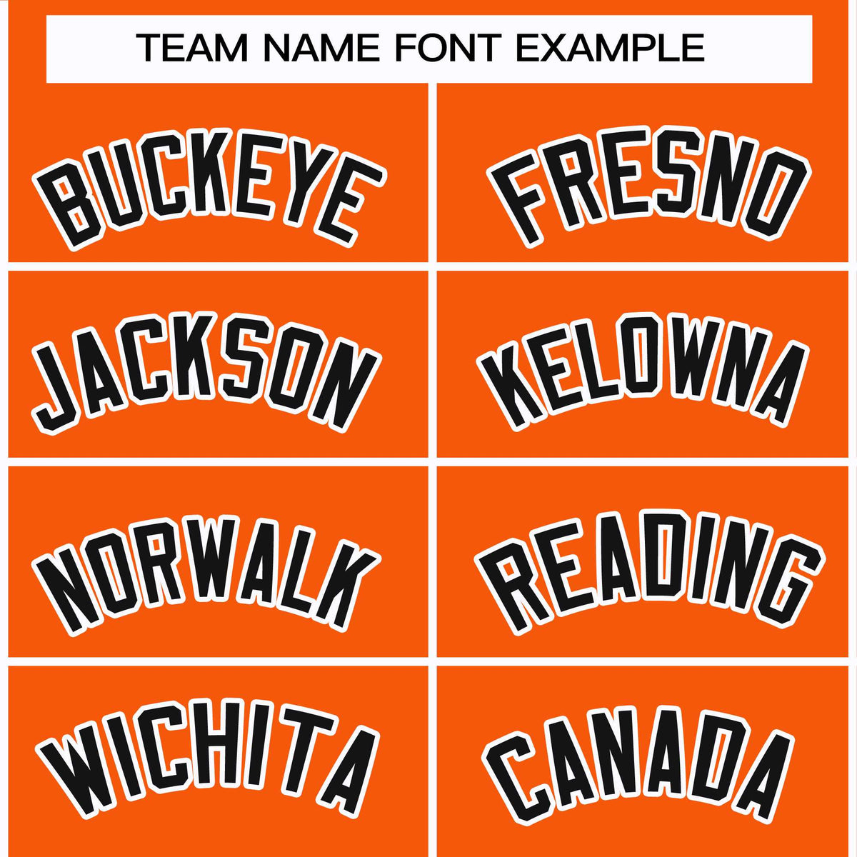 Custom Orange Black-White Classic Style Hockey Jersey