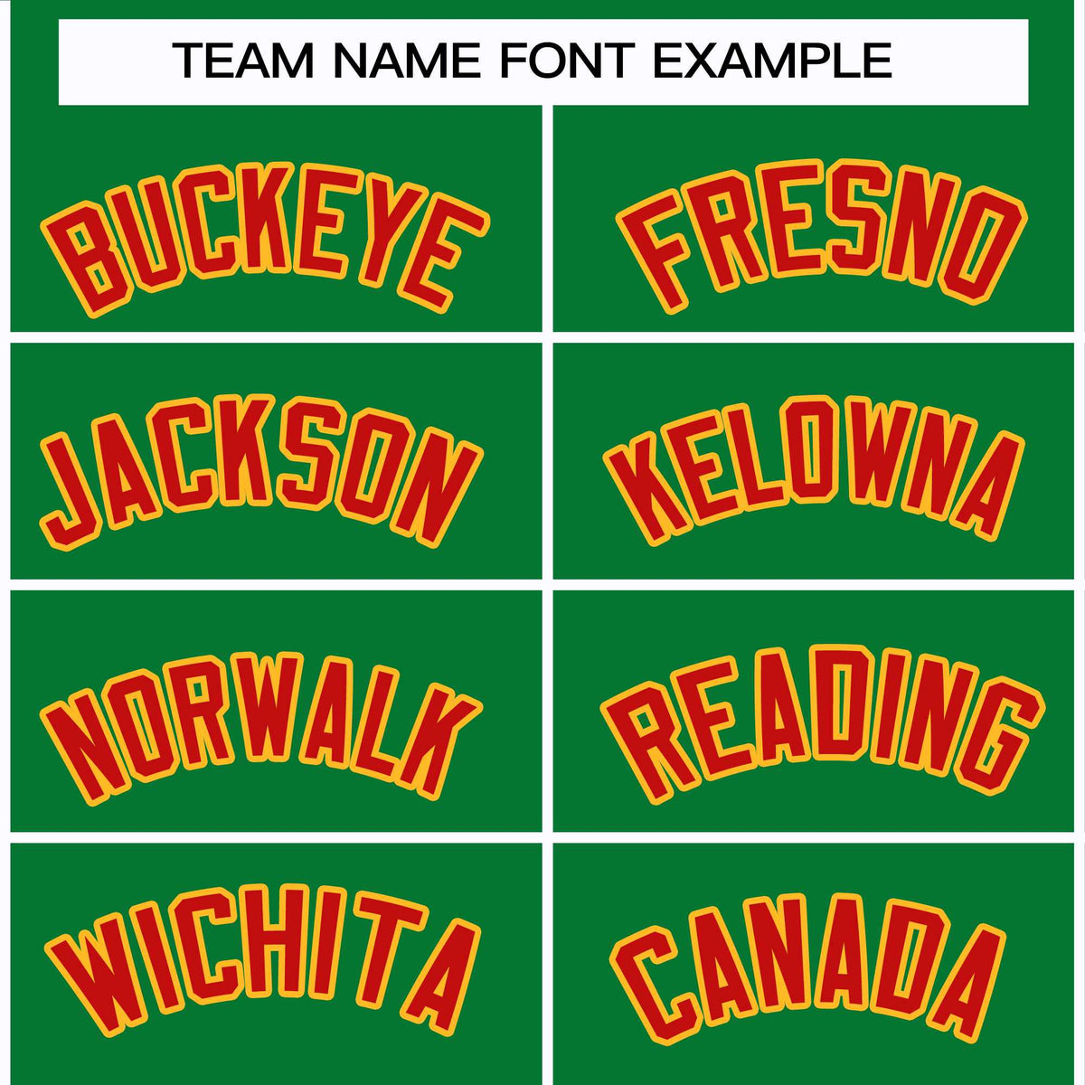 Custom Kelly Green Red-Gold Classic Style Hockey Jersey