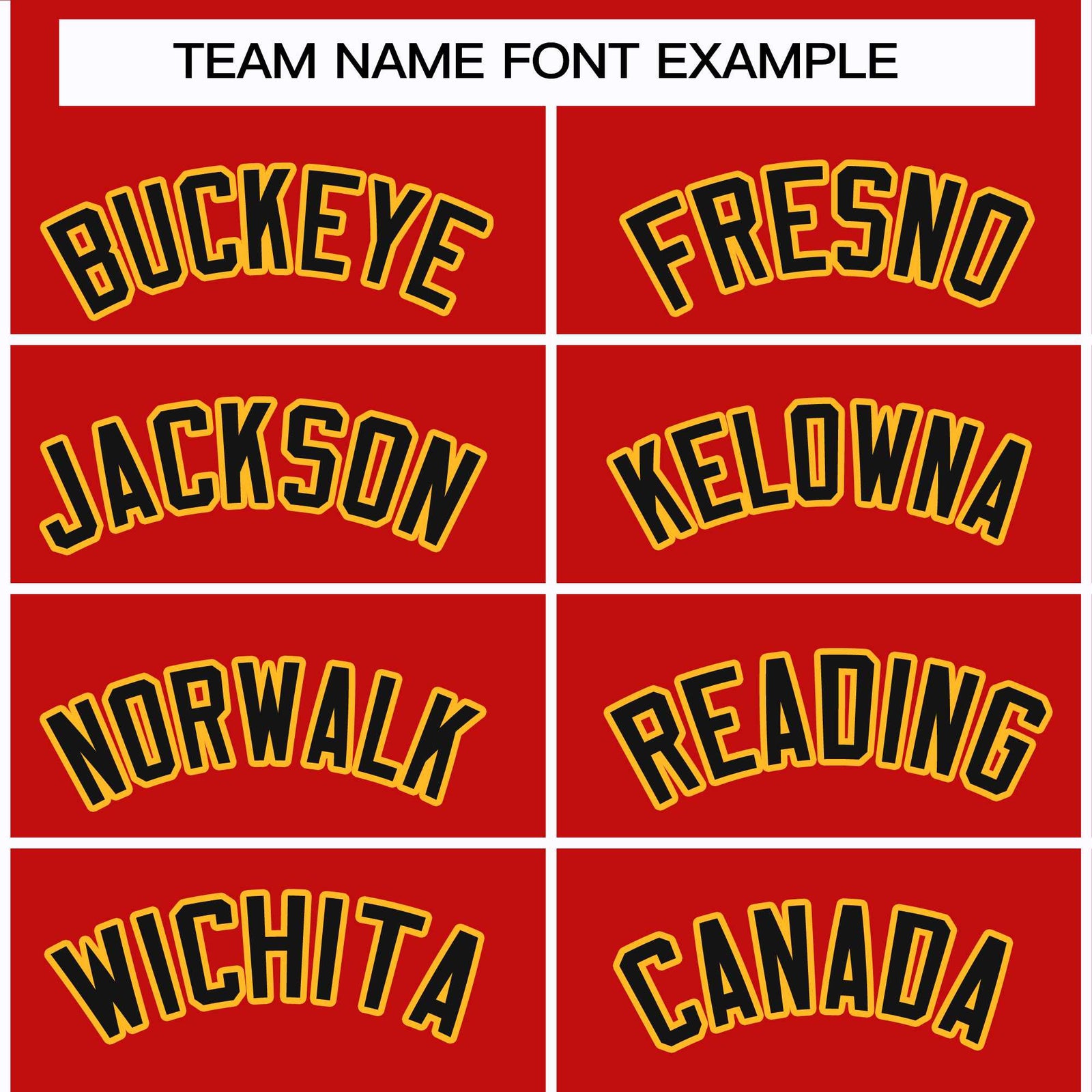 Custom Red Black-Gold Classic Style Hockey Jersey