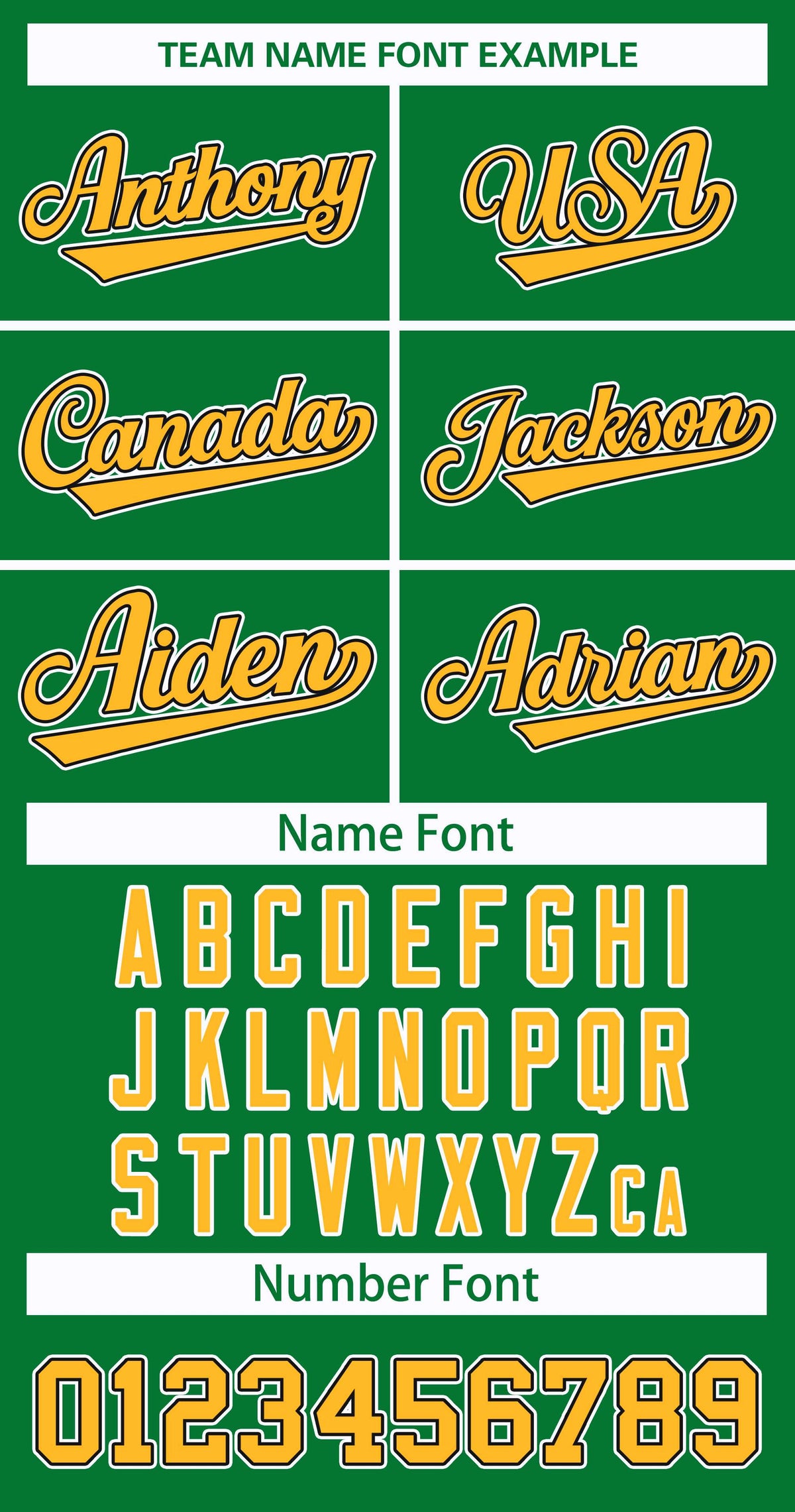 Custom Kelly Green Gold Black-White Classic Style Hockey Jersey