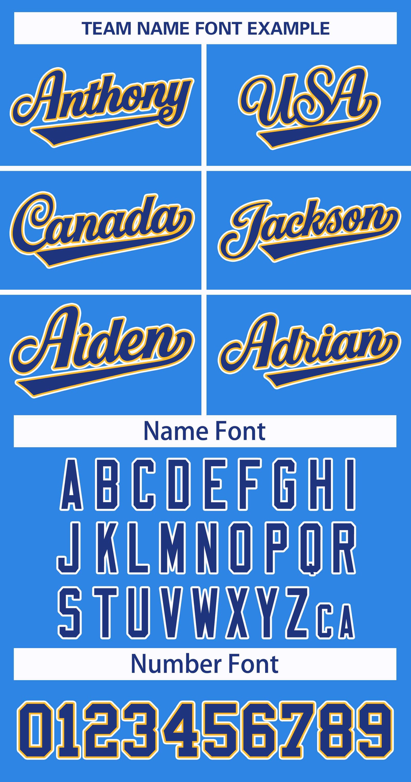 Custom Powder Blue Royal Gold-White Classic Style Hockey Jersey