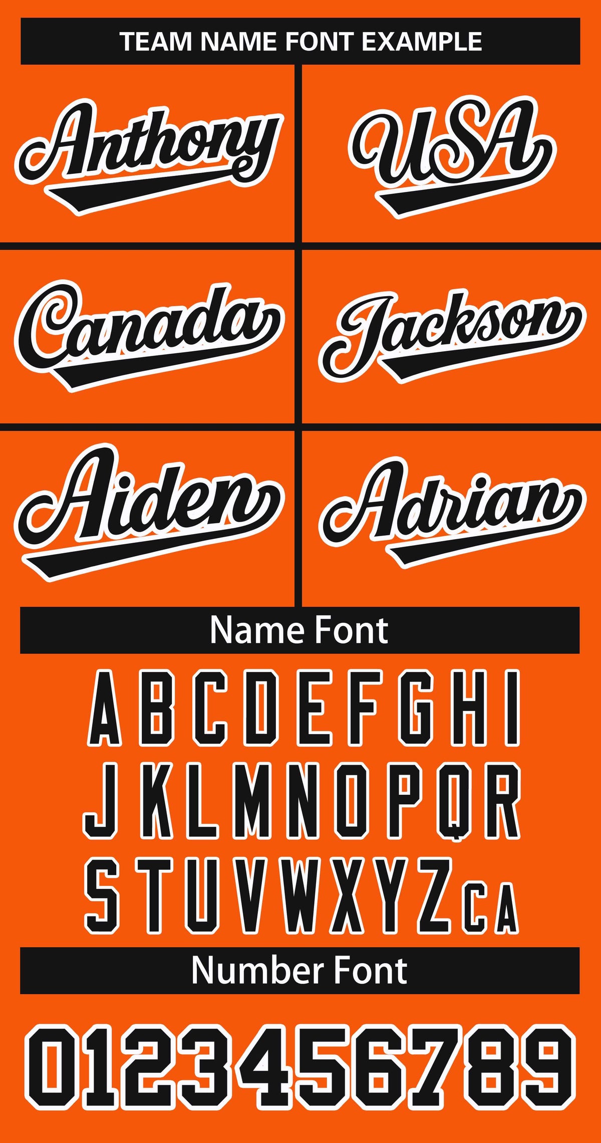 Custom Orange Black-White Classic Style Hockey Jersey