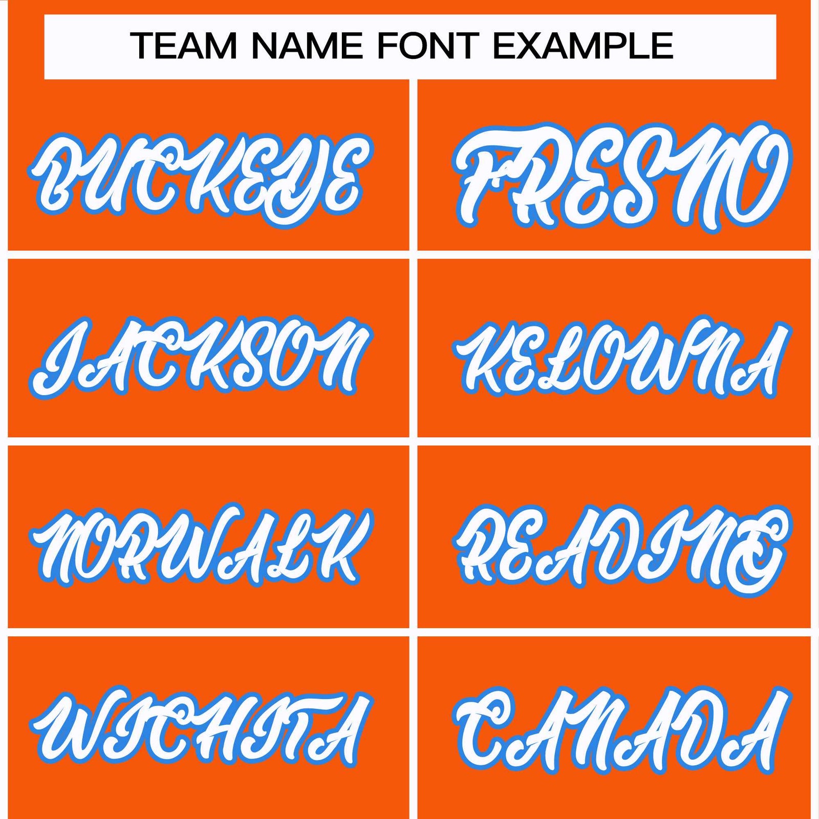 Custom Orange White-Powder Blue Classic Style Hockey Jersey