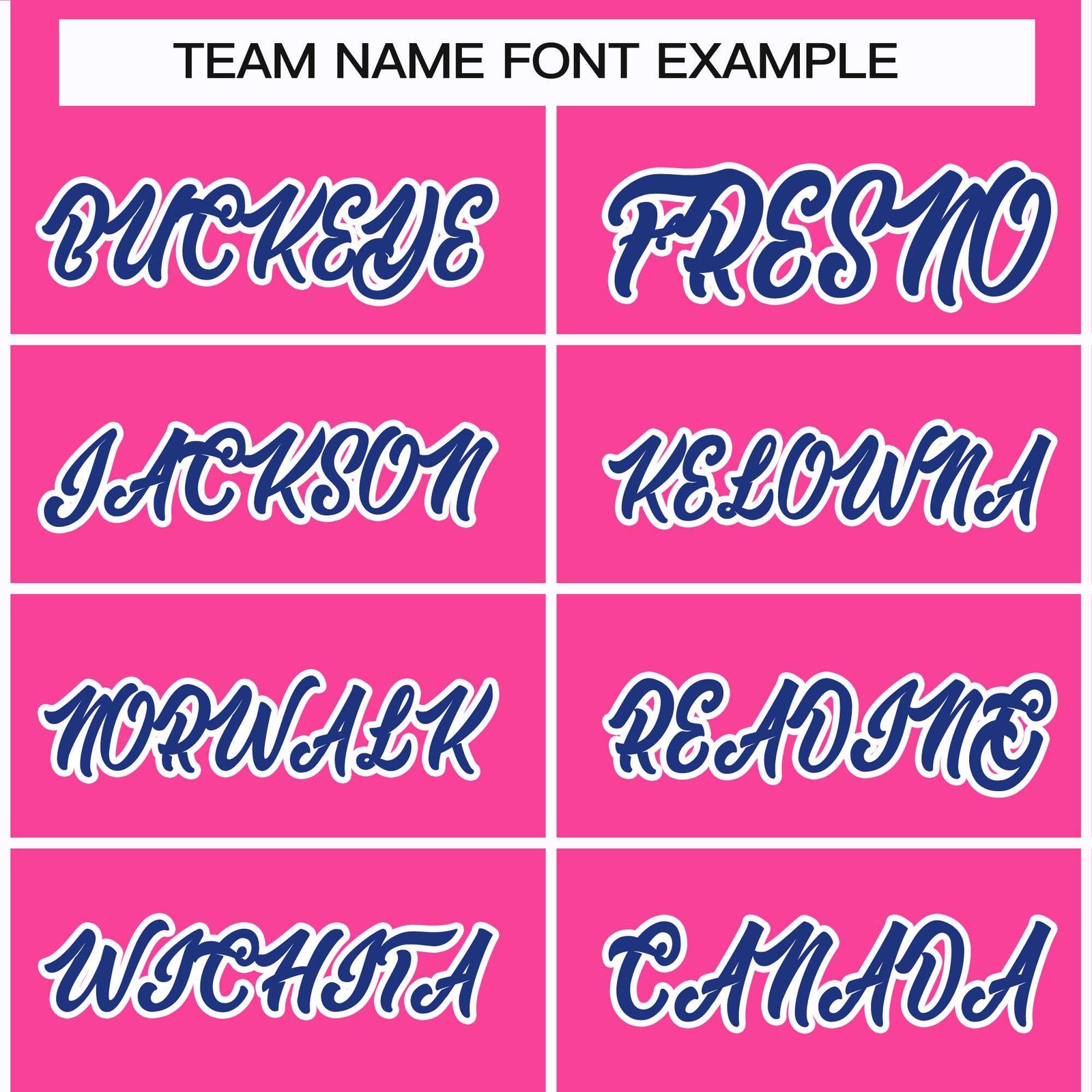 Custom Pink Royal-White Classic Style Hockey Jersey