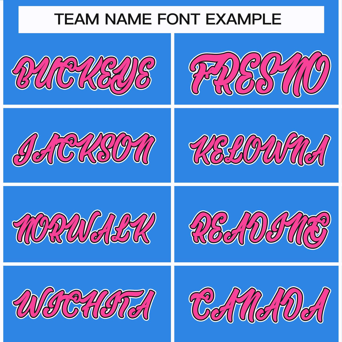 Custom Powder Blue Pink Black-White Classic Style Hockey Jersey