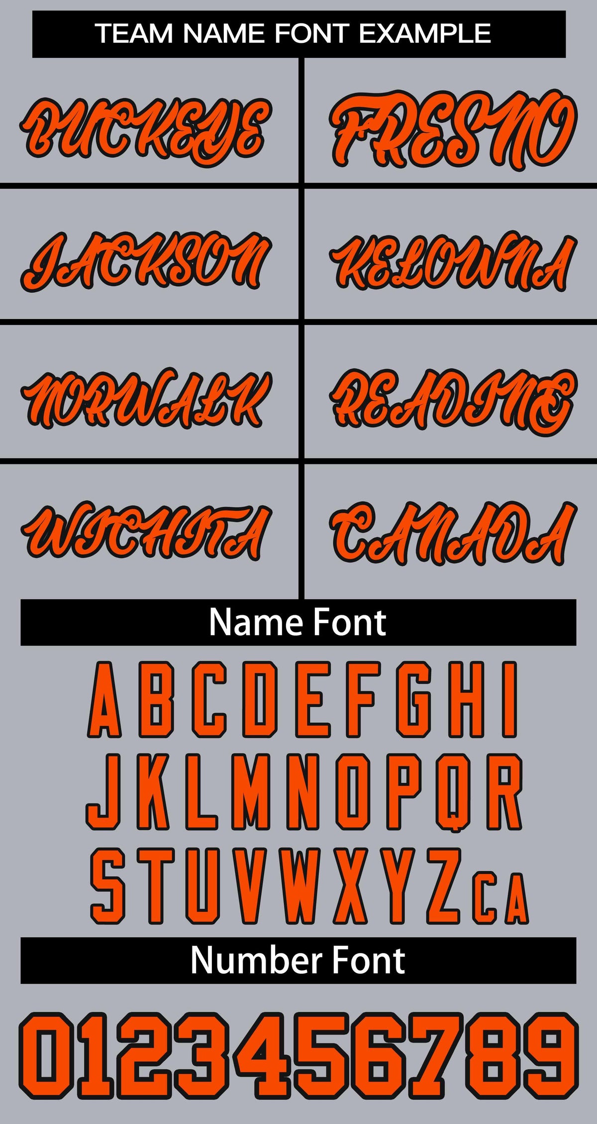 Custom Gray Orange Black Classic Style Baseball Jersey for Women