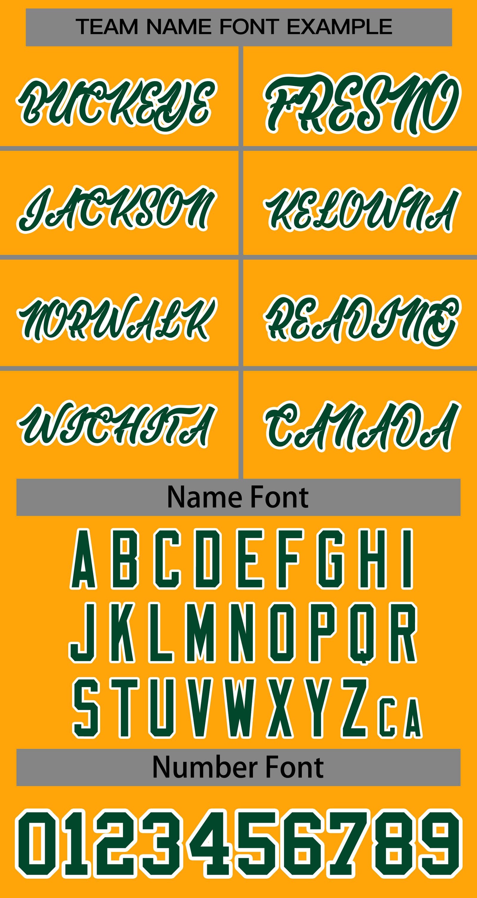 Baseball Jersey Font
