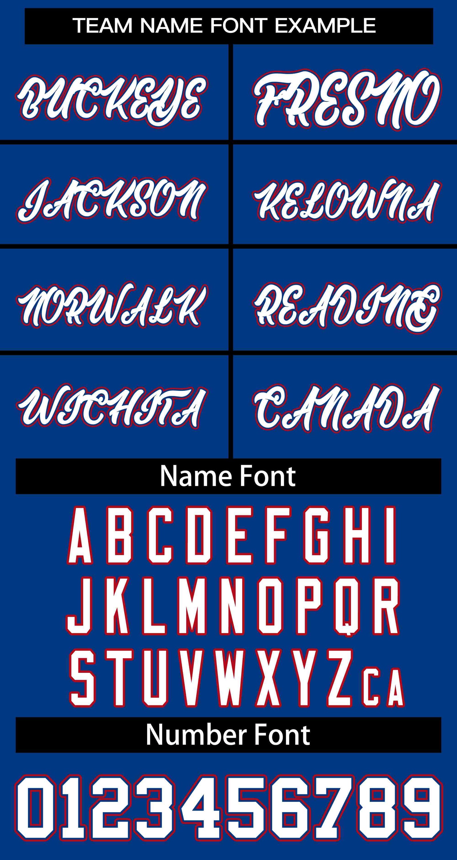 Custom Royal White-Royal Classic Style Authentic Two-Button Softball Jersey