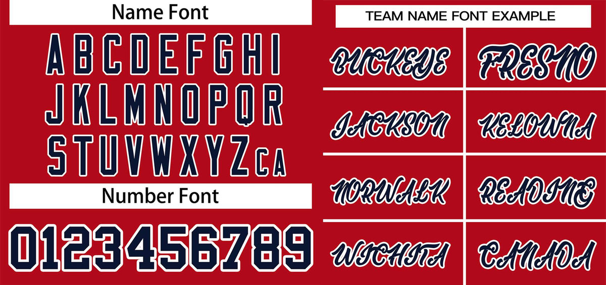 Custom Red Navy-White Classic Style Authentic Two-Button Softball Jersey