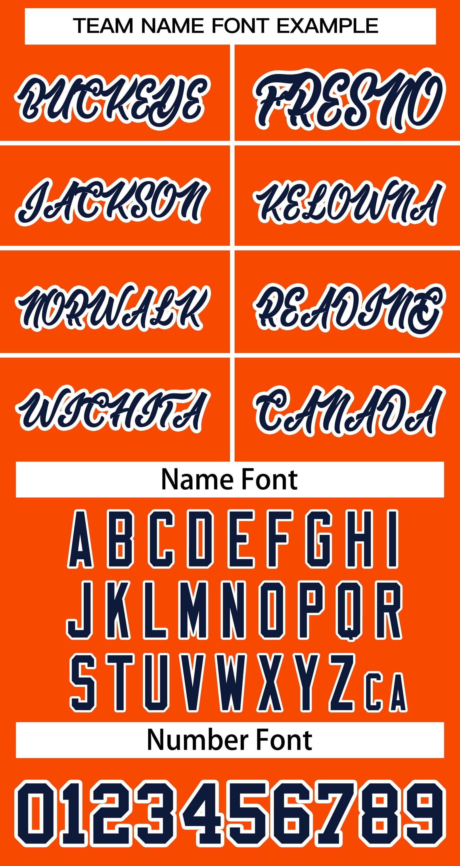 Baseball Jersey Font