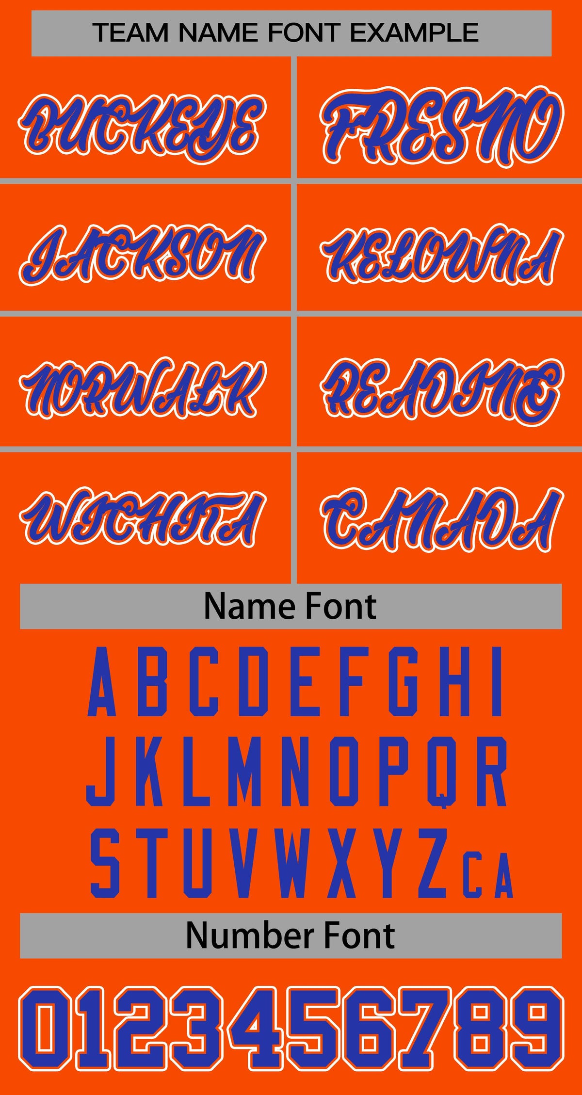Baseball Jersey Font