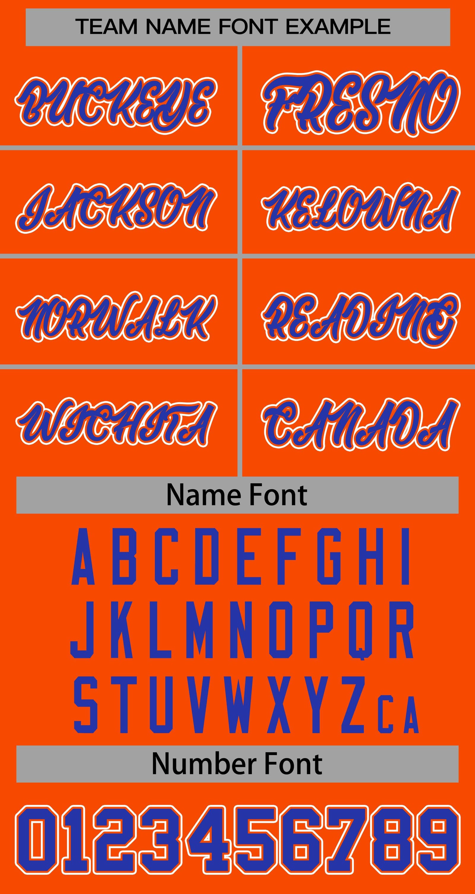 Baseball Jersey Font