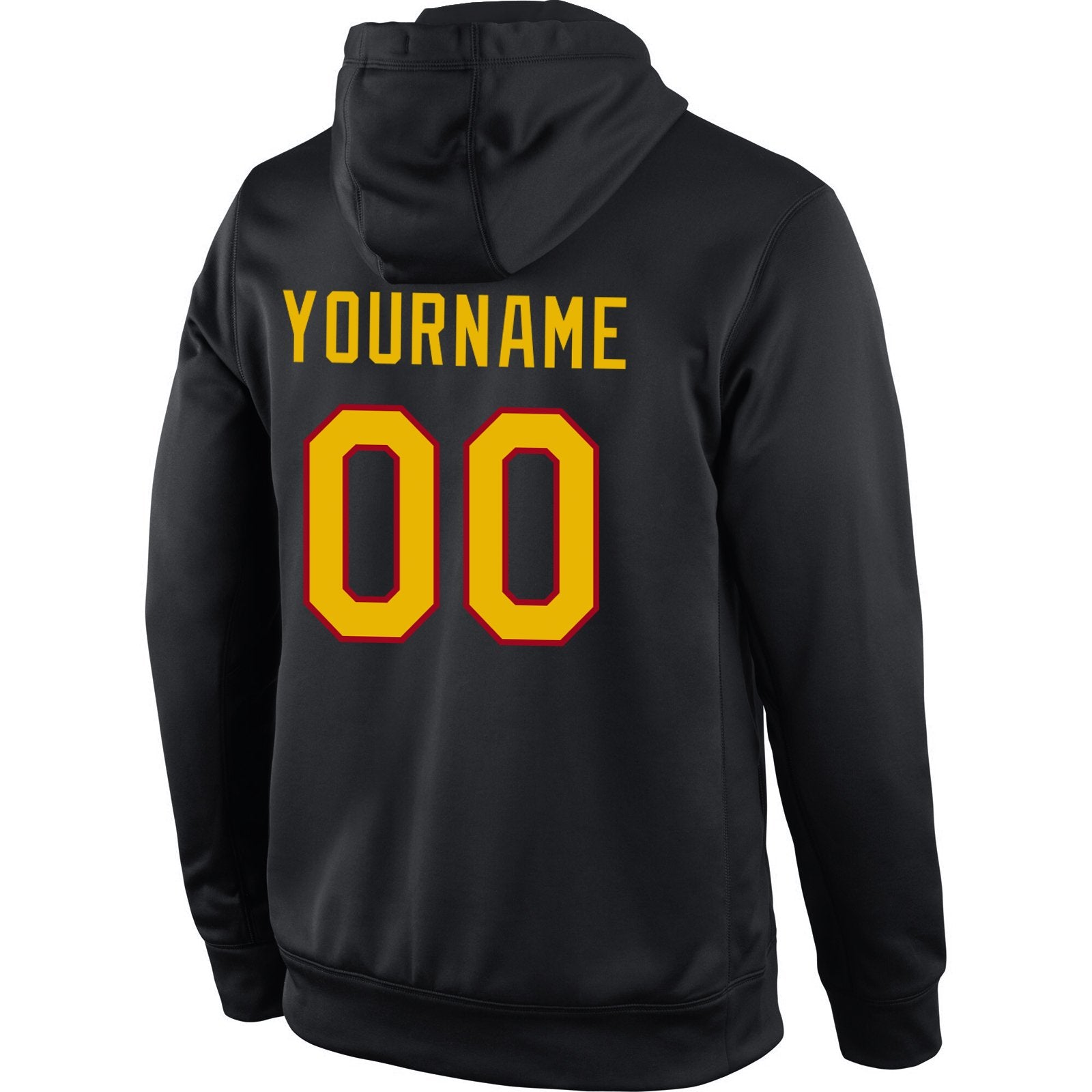 Custom Black Classic Style Pullover Sport Fashion Hoodie Uniform