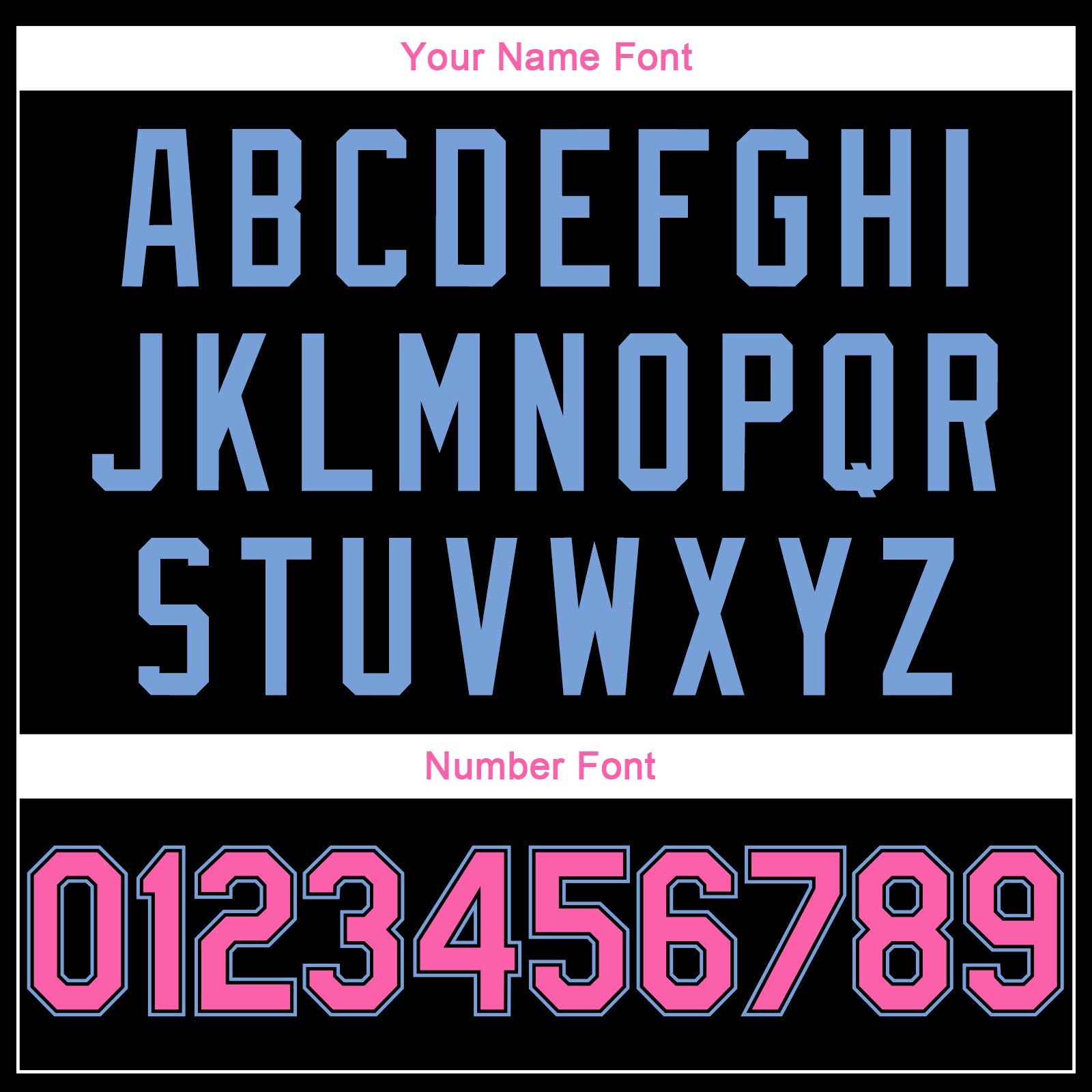 Custom Black Pink-Light Blue Classic Style Uniform Pullover Fashion Hoodie