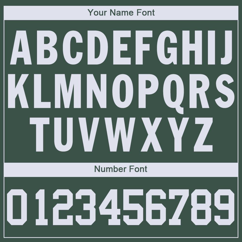 Custom Hunter Green White Classic Tops Breathable Basketball Jersey