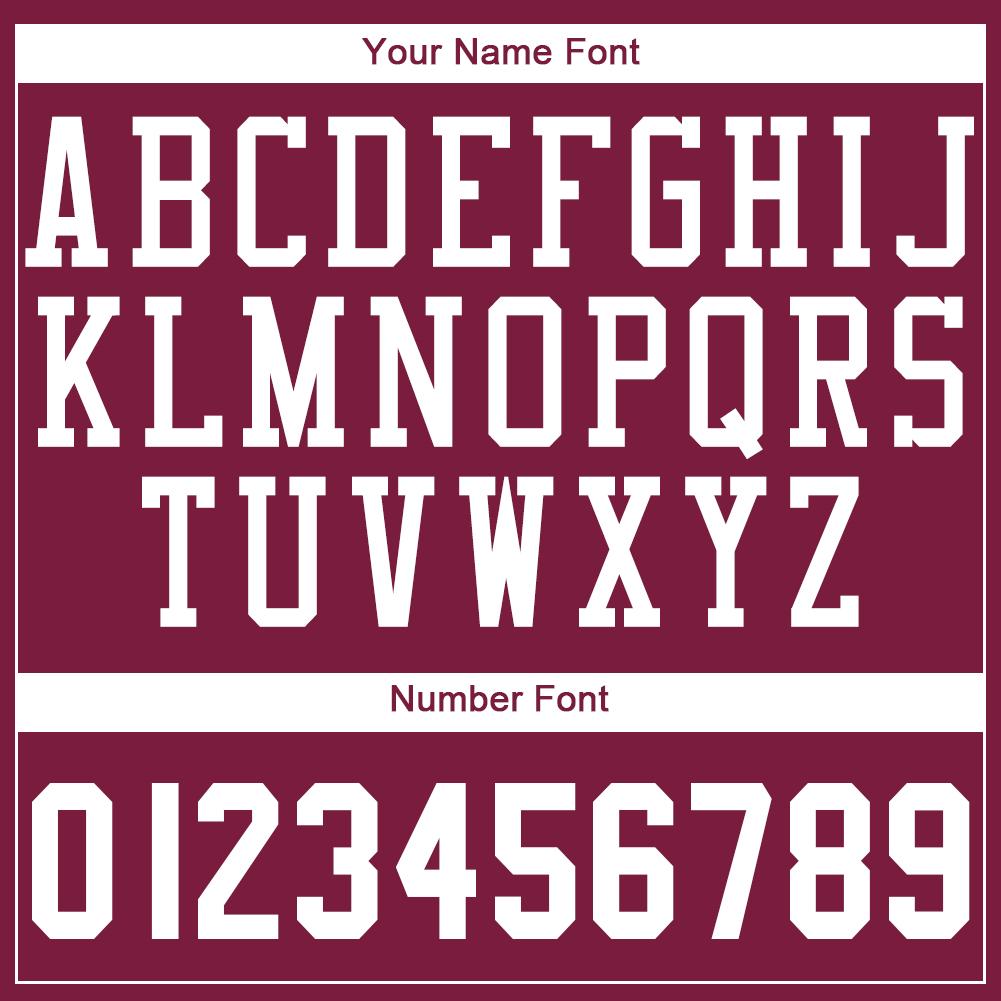 Custom Maroon White Classic Sets Basketball Jersey