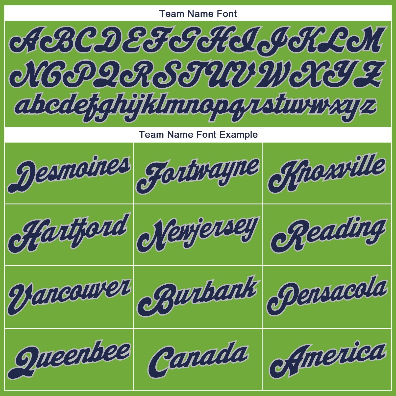 Custom Neon Green Navy-Gray Classic Style Uniform Pullover Fashion Hoodie