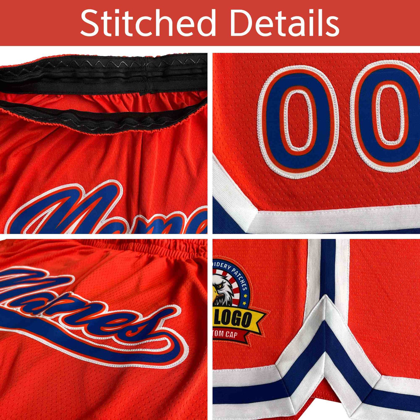 Custom Orange White Font Personalized Graffiti Pattern Shorts