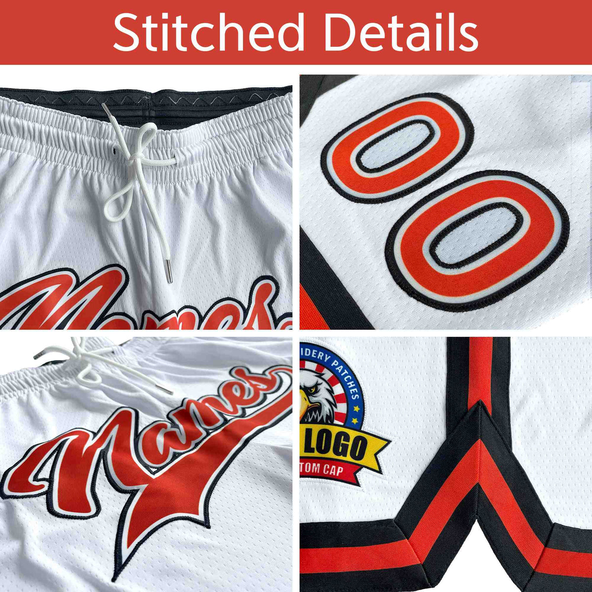 Custom Blue Navy-White Personalized Basketball Shorts