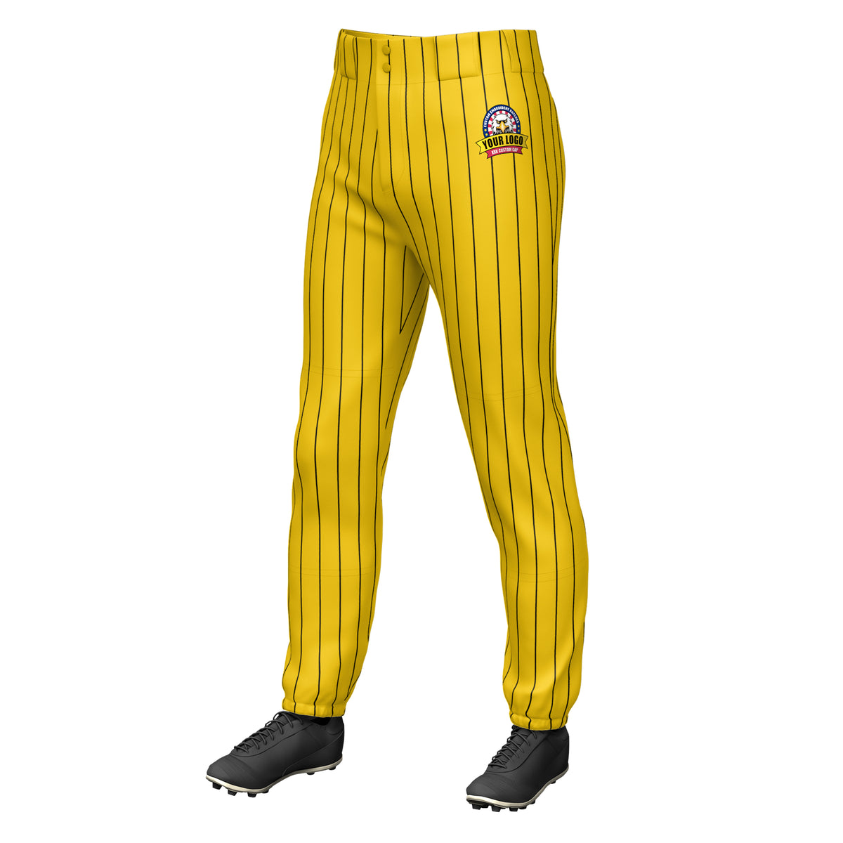 yellow baseball pants